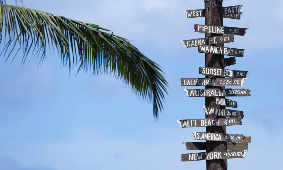 Above: Points around the world from paradise. Image Credit: Anthony Quintano/Flickr