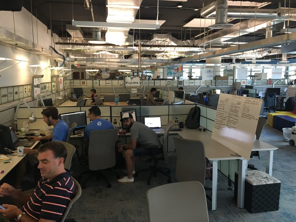 The setup at Blue Startups
